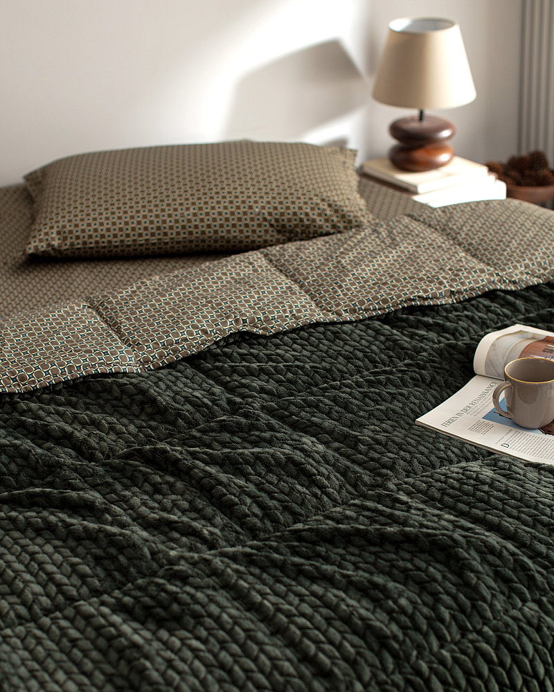 Комплект постельного белья полутораспальный с покрывалом Vincent 160x240 см