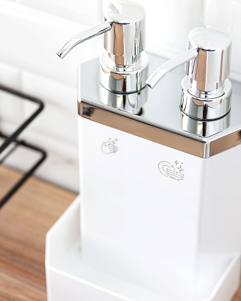 Диспенсер - пластиковый дозатор для жидкого мыла Benameur - белый