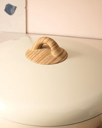 Сковорода Manon Wok с крышкой 30x9 см, алюминий