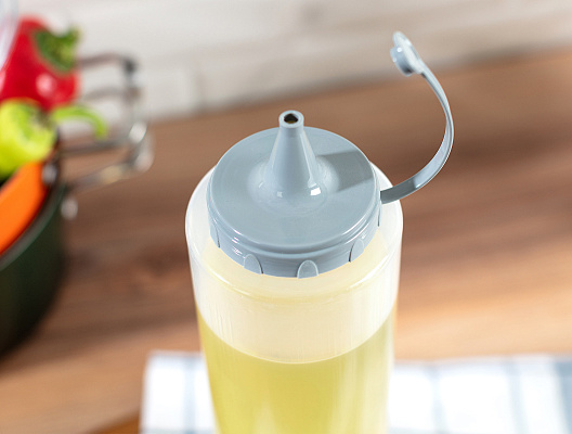 Бутылка для соуса Vernon 1000 мл. - светло-серая