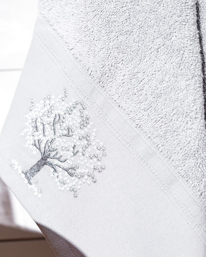 Полотенце для лица Orva 50x76 см. - серое