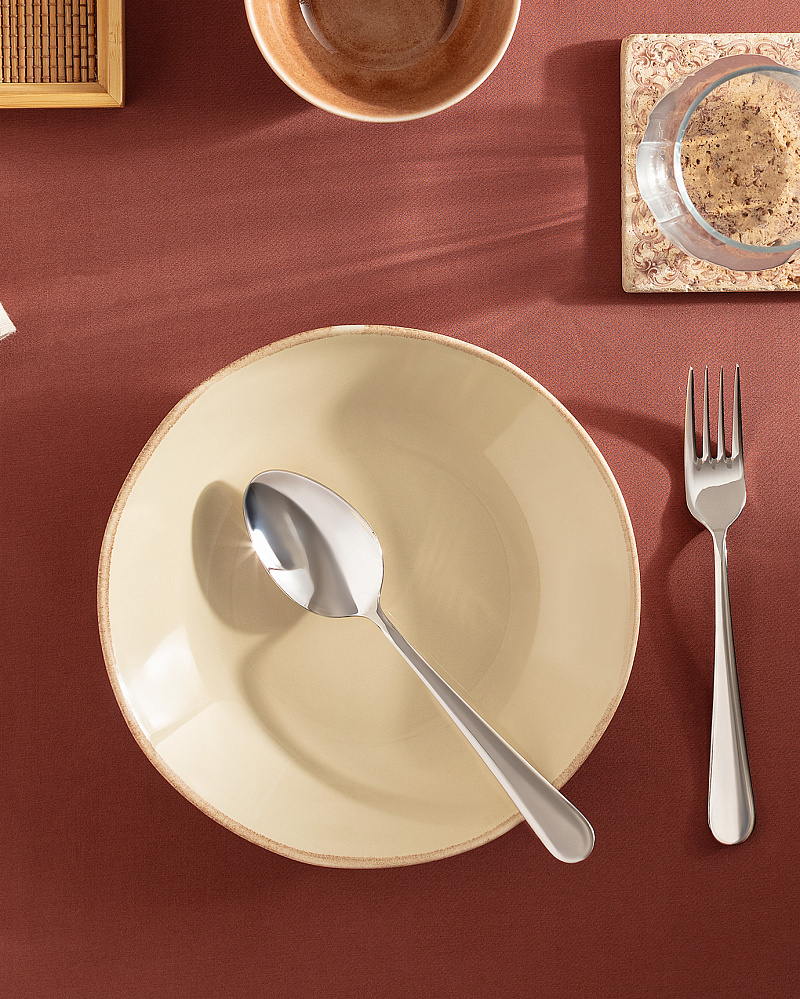 Глубокая тарелка Colores 21 см. - кремовая