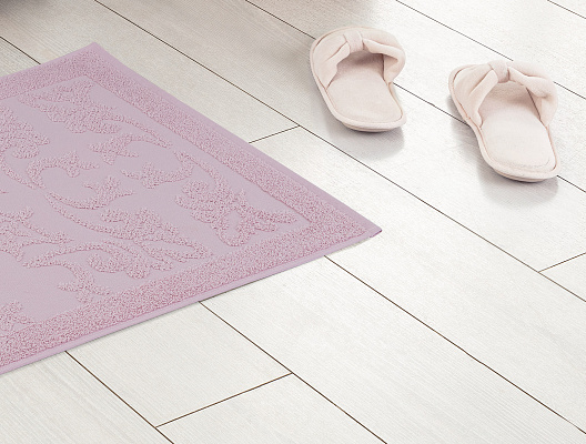 Полотенце для ног Berthe 50x70 см - светло-сливовое