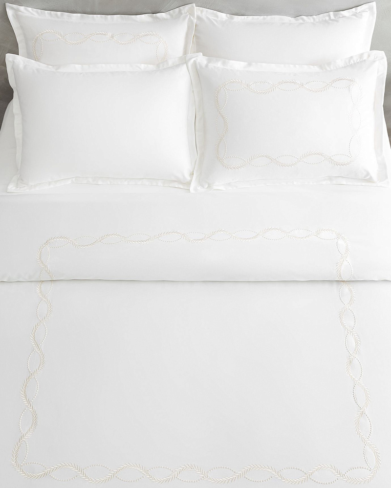 Комплект постельного белья двуспальный Marguerite с 2 пододеяльниками и 4 наволочками 240x260 см, хлопок