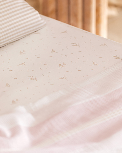 Комплект постельного белья полутораспальный Henri с вафельным покрывалом 160x240 см, - хлопок, лиоцелл