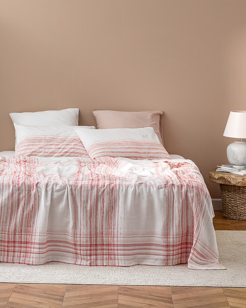 Комплект постельного белья двуспальный с покрывалом Renier 240x260 см, хлопок