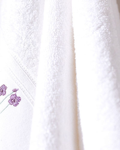 Полотенце для лица Lavande 50x76 см. - белое