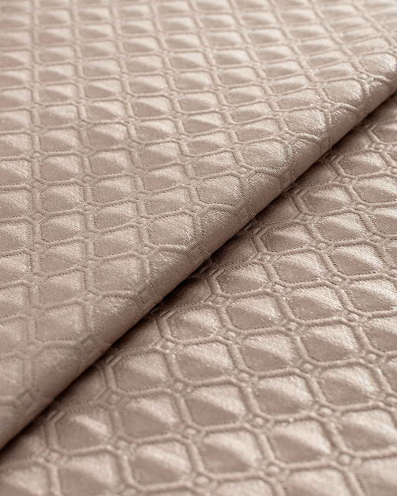 Двуспальный комплект белья Somme - бежевый. Простыня: 260x280 см. 2 Наволочки: (50x70)+4 см. Пододеяльник: 200x220 см. Покрывало: 240x250 см. 2 Наволочки: (50x70)+5 см.