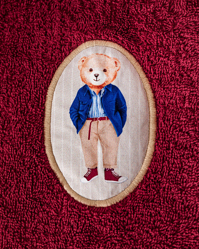 Полотенце для лица Billie 50x70 см. - красное