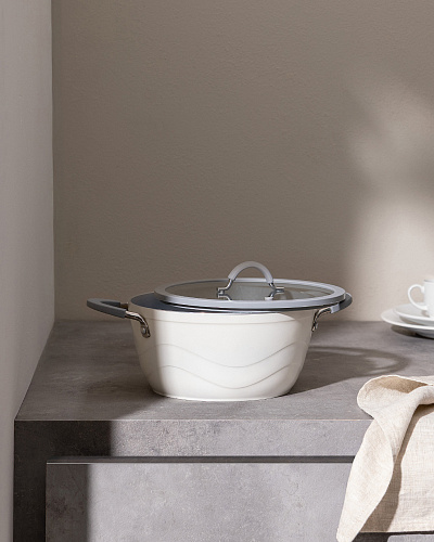 Кастрюля Albus с крышкой 2,9 л., - алюминий